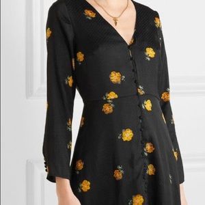 Madewell Floral Crepe mini dress